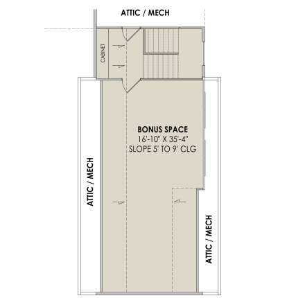 Bonus Room for House Plan #7983-00001