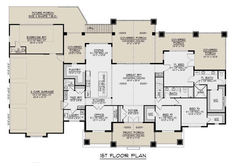 House Plan House Plan #30632 Drawing 1