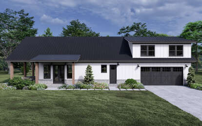 Barn House Plan #7174-00022 Elevation Photo