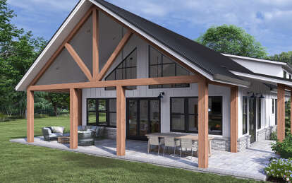 Barn House Plan #7174-00022 Elevation Photo