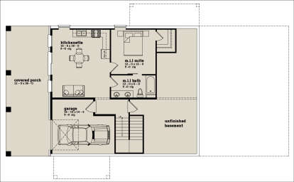Basement for House Plan #7174-00022
