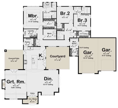 Main Floor  for House Plan #963-00887