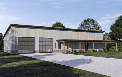 Barn House Plan #963-00888 Elevation Photo