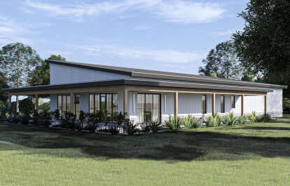 Barn House Plan #963-00888 Elevation Photo