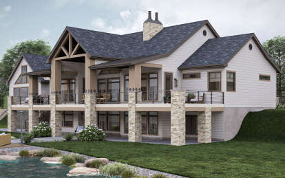 Craftsman House Plan #963-00889 Elevation Photo