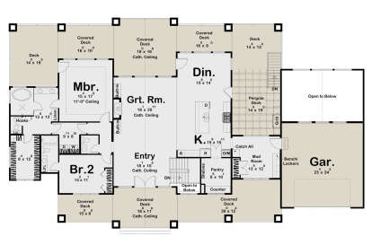 Main Floor  for House Plan #963-00889