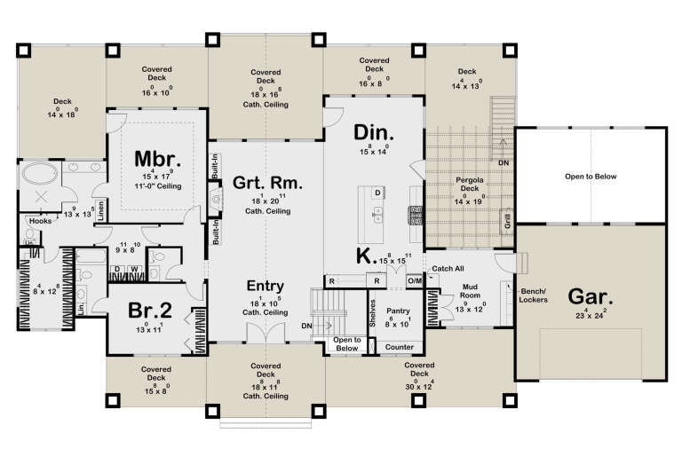 House Plan House Plan #30638 Drawing 1