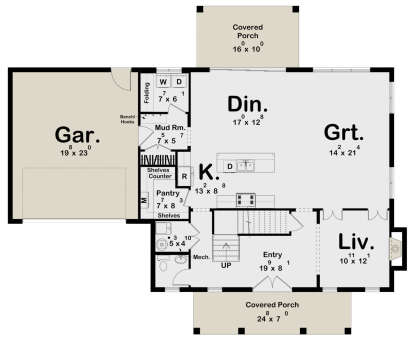 Main Floor  for House Plan #963-00890