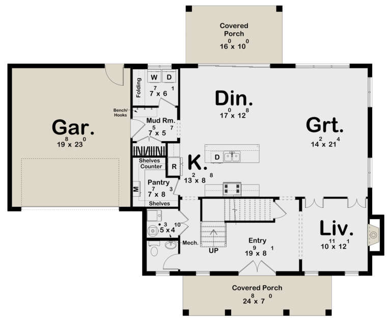 House Plan House Plan #30639 Drawing 1