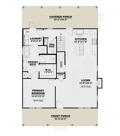 Main Floor  for House Plan #7568-00024