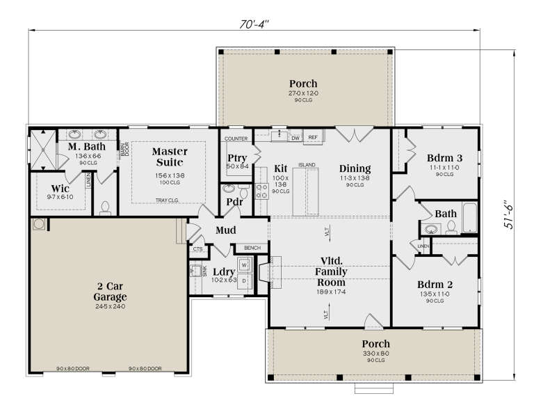 House Plan House Plan #30642 Drawing 1
