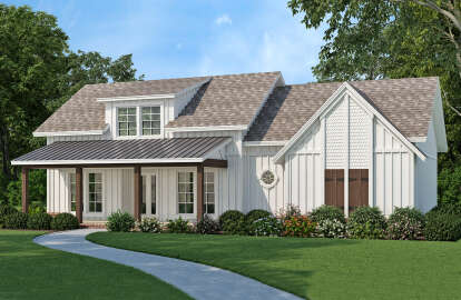 Modern Farmhouse House Plan #048-00302 Elevation Photo