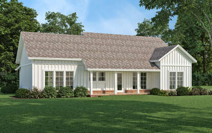 Modern Farmhouse House Plan #048-00302 Elevation Photo