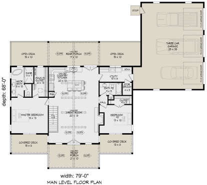 Main Floor  for House Plan #940-00988