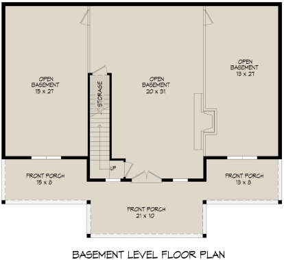 Basement for House Plan #940-00988