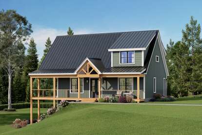 Mountain House Plan #940-00989 Elevation Photo