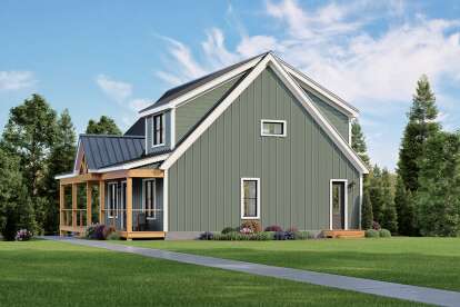 Mountain House Plan #940-00989 Elevation Photo