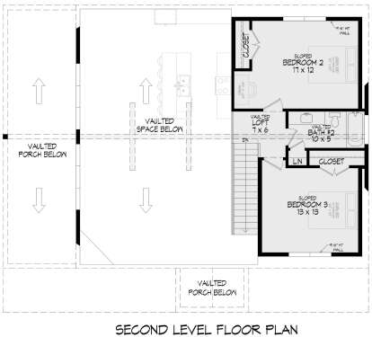 Second Floor for House Plan #940-00989