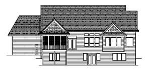 Ranch House Plan #098-00089 Elevation Photo