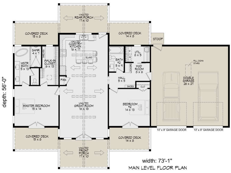 House Plan House Plan #30650 Drawing 1