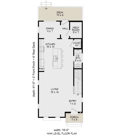 First Floor for House Plan #940-00992