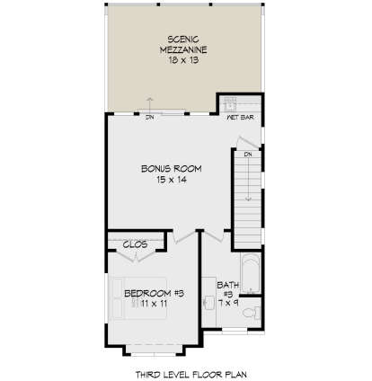 Third Floor for House Plan #940-00992