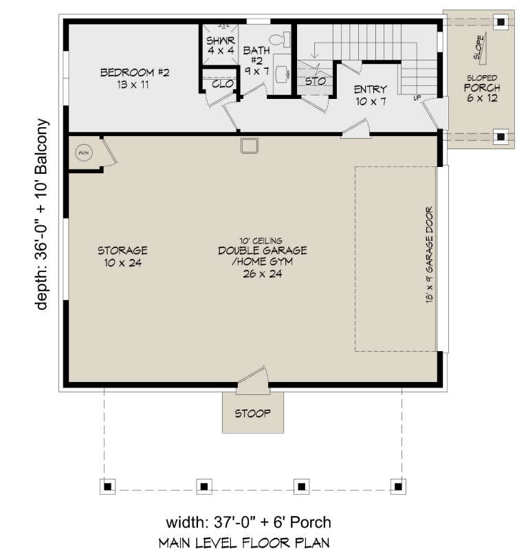 House Plan House Plan #30653 Drawing 1