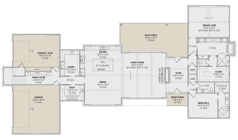 House Plan House Plan #30655 Drawing 1