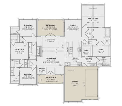 Main Floor  for House Plan #7983-00004