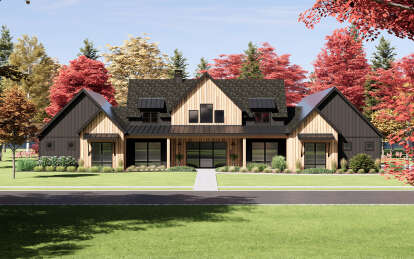 Modern Farmhouse House Plan #7983-00005 Elevation Photo