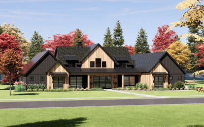 Modern Farmhouse House Plan #7983-00005 Elevation Photo