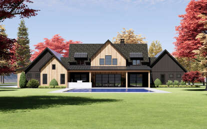 Modern Farmhouse House Plan #7983-00005 Elevation Photo