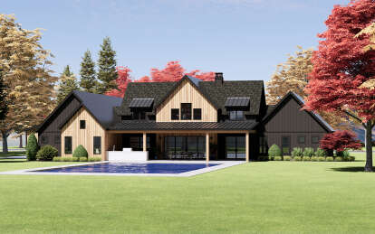 Modern Farmhouse House Plan #7983-00005 Elevation Photo