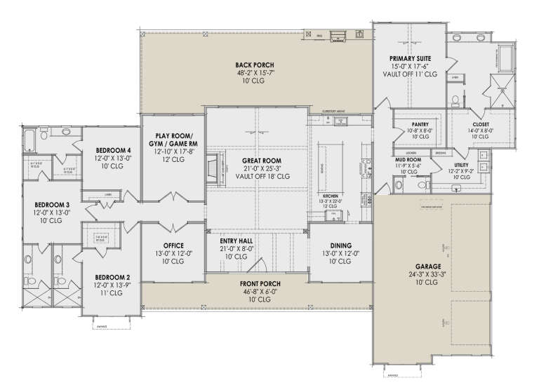 House Plan House Plan #30658 Drawing 1