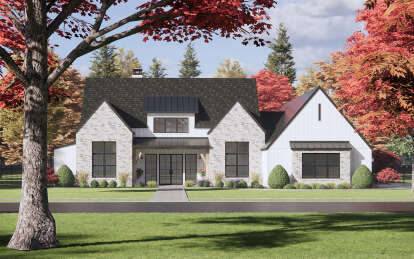 Modern Farmhouse House Plan #7983-00006 Elevation Photo