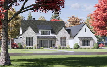 Modern Farmhouse House Plan #7983-00006 Elevation Photo