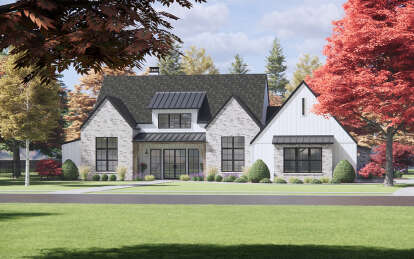 Modern Farmhouse House Plan #7983-00006 Elevation Photo