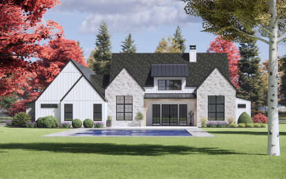 Modern Farmhouse House Plan #7983-00006 Elevation Photo