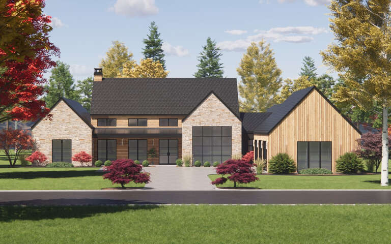 House Plan House Plan #30662 Front Elevation 