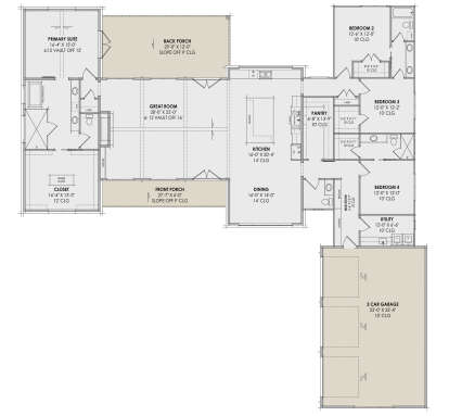 Main Floor  for House Plan #7983-00009