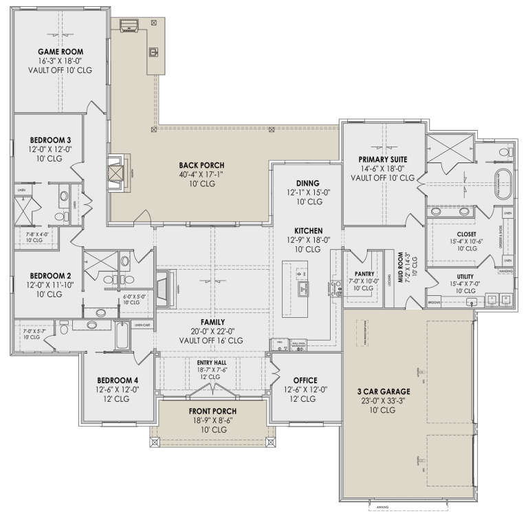 House Plan House Plan #30663 Drawing 1