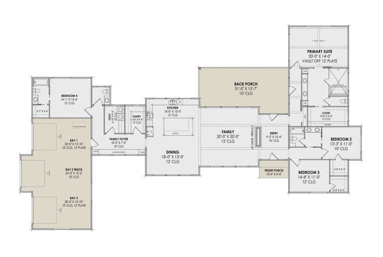 House Plan House Plan #30665 Drawing 1