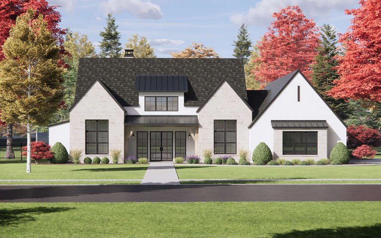 House Plan House Plan #30666 Front Elevation 