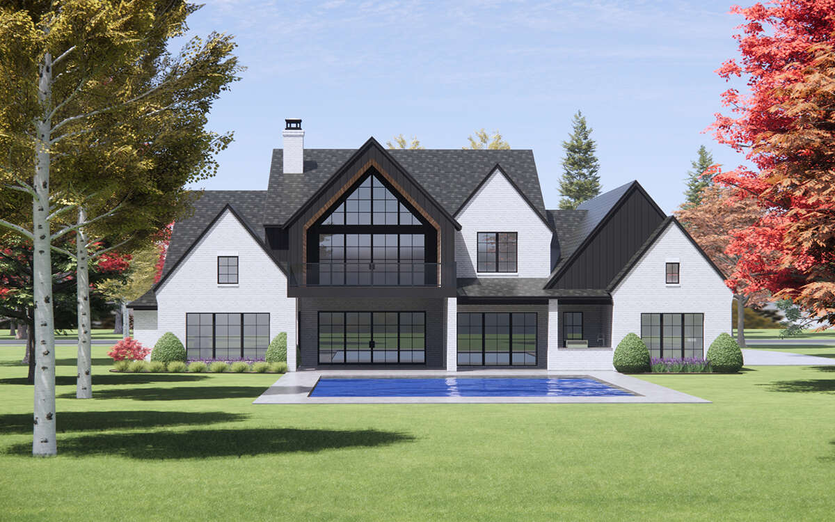 Modern Transitional Plan - 5,562 Square Feet, 4 Bedrooms, 5 Bathrooms ...