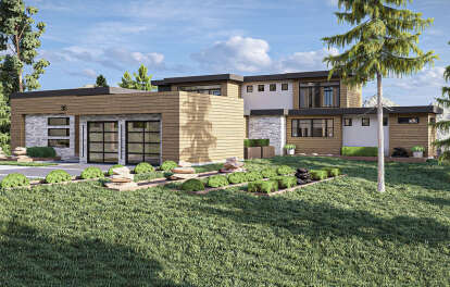 Modern House Plan #963-00893 Elevation Photo