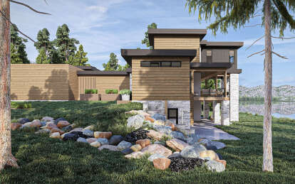 Modern House Plan #963-00893 Elevation Photo
