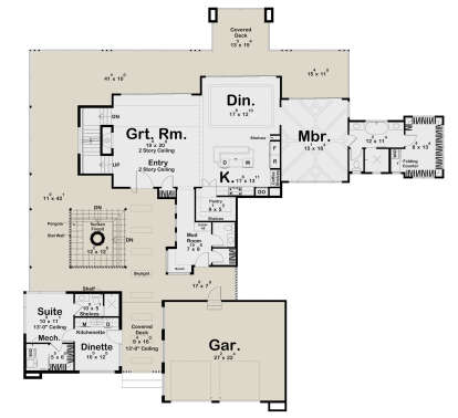 Main Floor  for House Plan #963-00893