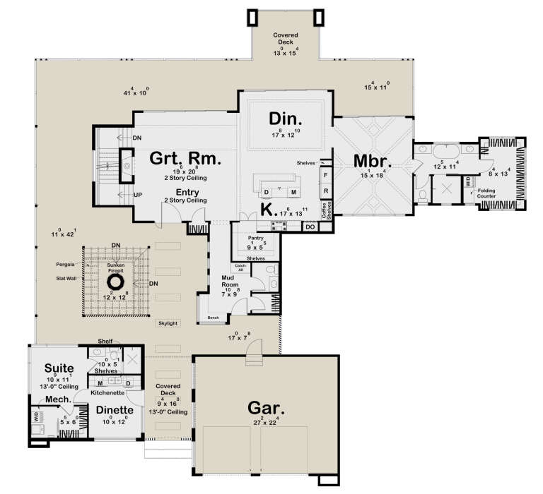 House Plan House Plan #30668 Drawing 1