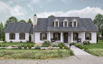Colonial House Plan #963-00894 Elevation Photo
