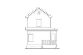 Bungalow House Plan #009-00141 Elevation Photo